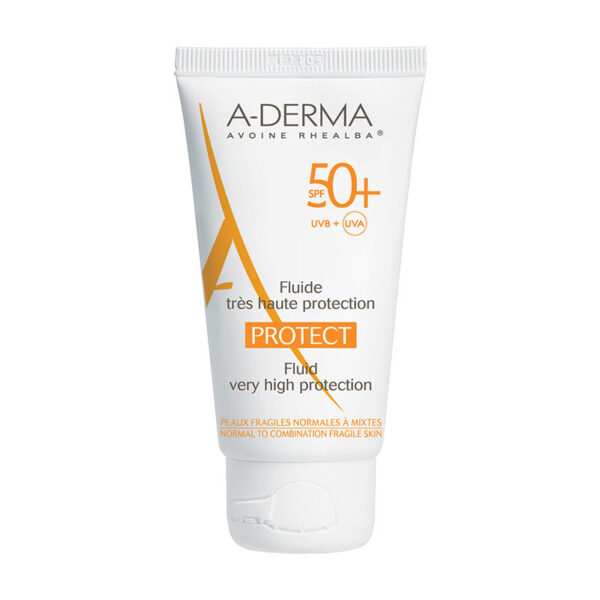 A-Derma Protect Fluid Very High Protection Spf 50+ Dry Touch sunscreen
